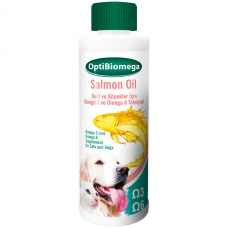 Bio PetActive Supplement Salmon Oil OptiBiomega Omega 3 & Omega 6 For Cats & Dogs 250ml, PA362, cat Supplements, Bio PetActive, cat Health, catsmart, Health, Supplements